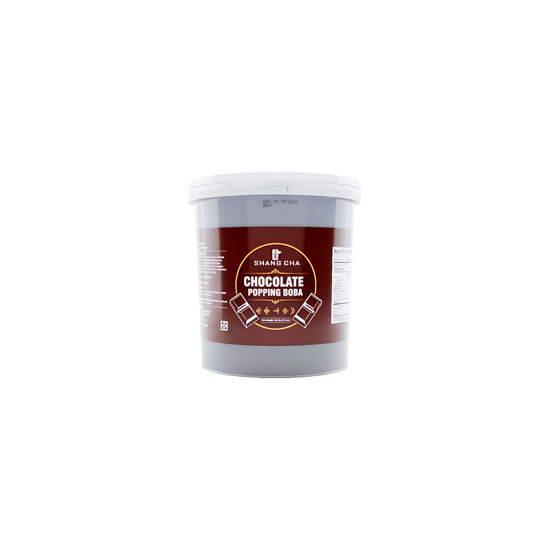 chocolate popping boba
