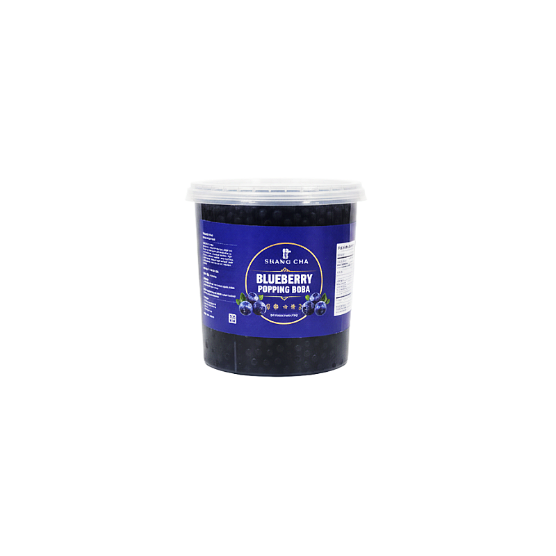 blueberry popping boba