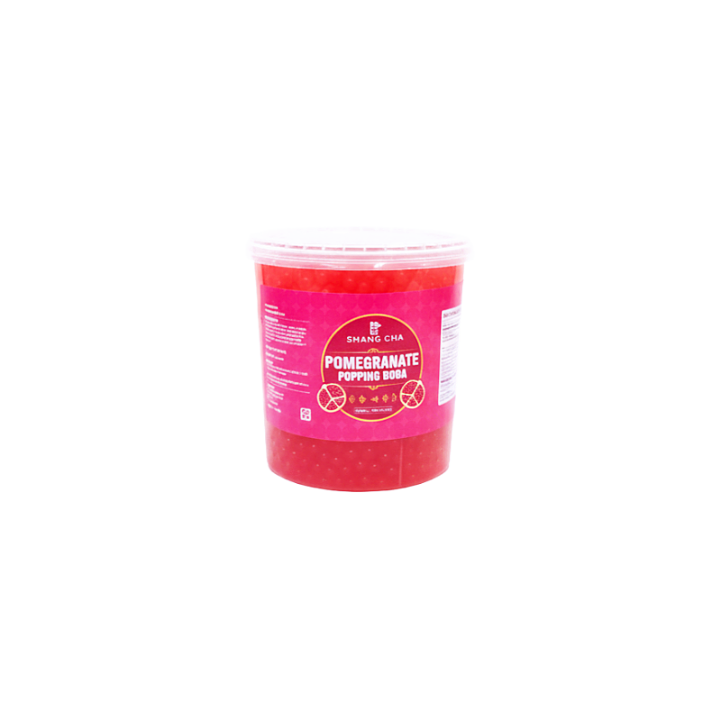 pomegranate popping boba